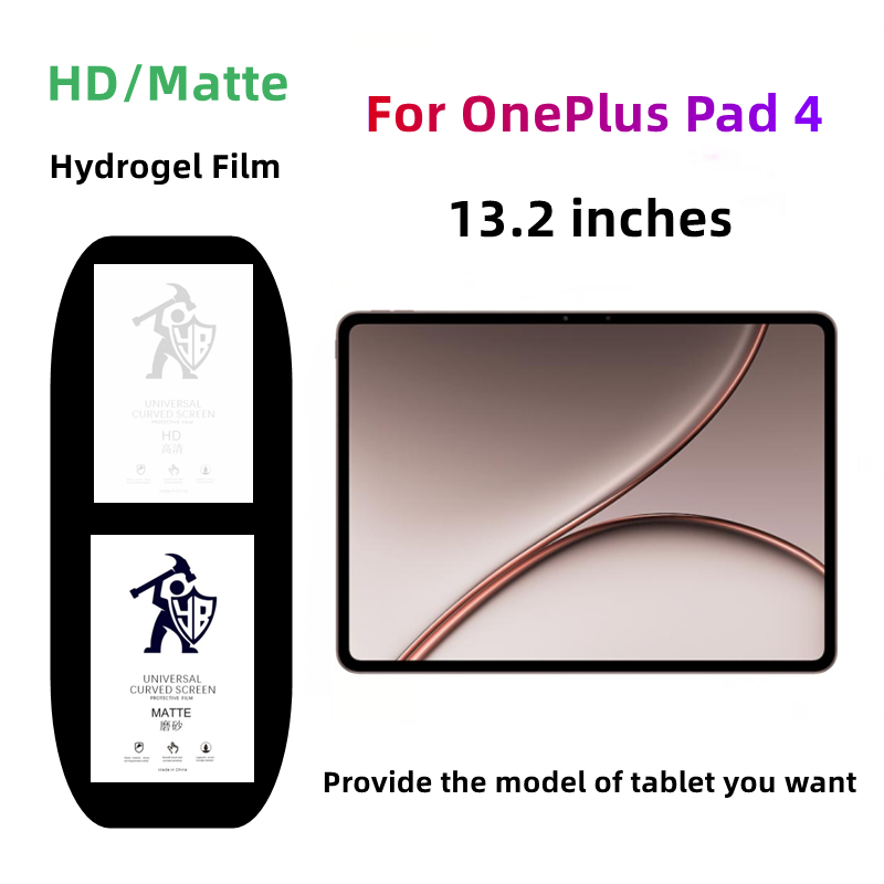 Oneplus Tablet Accessories - 2pcs Matte/Clear Tablets Hydrogel Film For