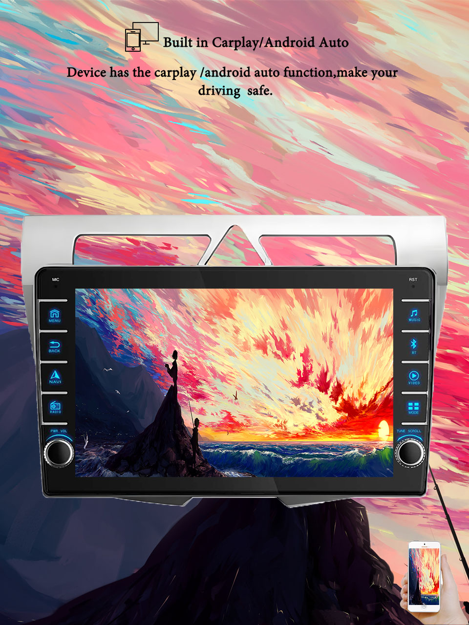 Tablet Danish Mobile & Accessories Photos - 8G+128G Android 14 For Kia Picanto