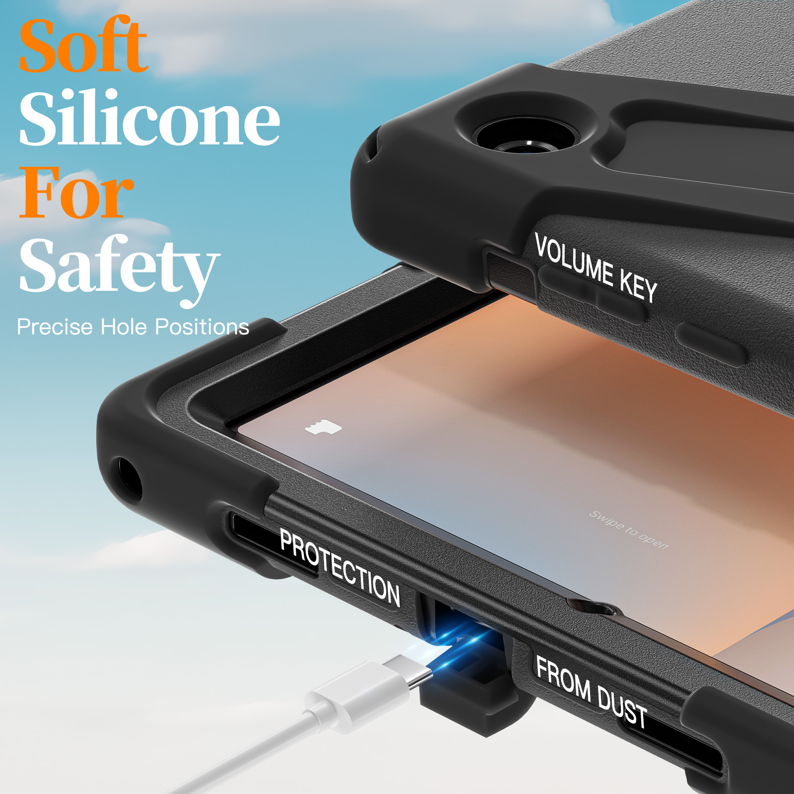 AJIUYU 360° Rotating Rugged Ca - Vortex Tablet Accessories ulasan dan harga