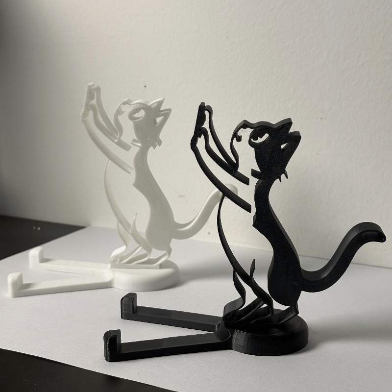 Abstract Hollow Line Cat Phone - Essential Tablet Accessories ulasan dan harga