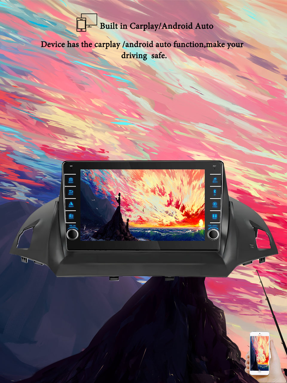 8G+128G Android 14 For Ford Ku - Tablet Danish Mobile & Accessories Photos ulasan dan harga