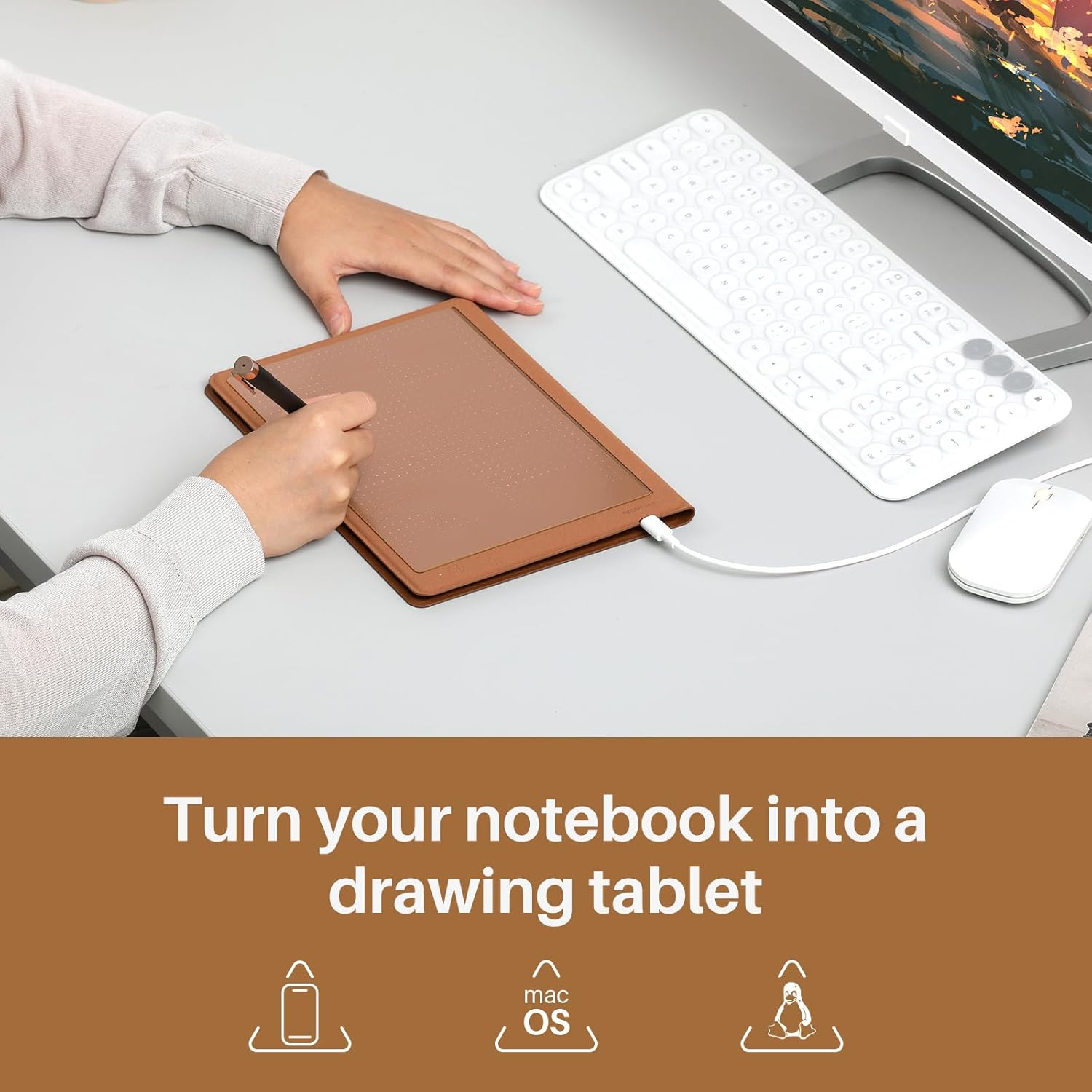 HUION Note 2-in-1 Digital Note - Huion Tablet Accessories ulasan dan harga