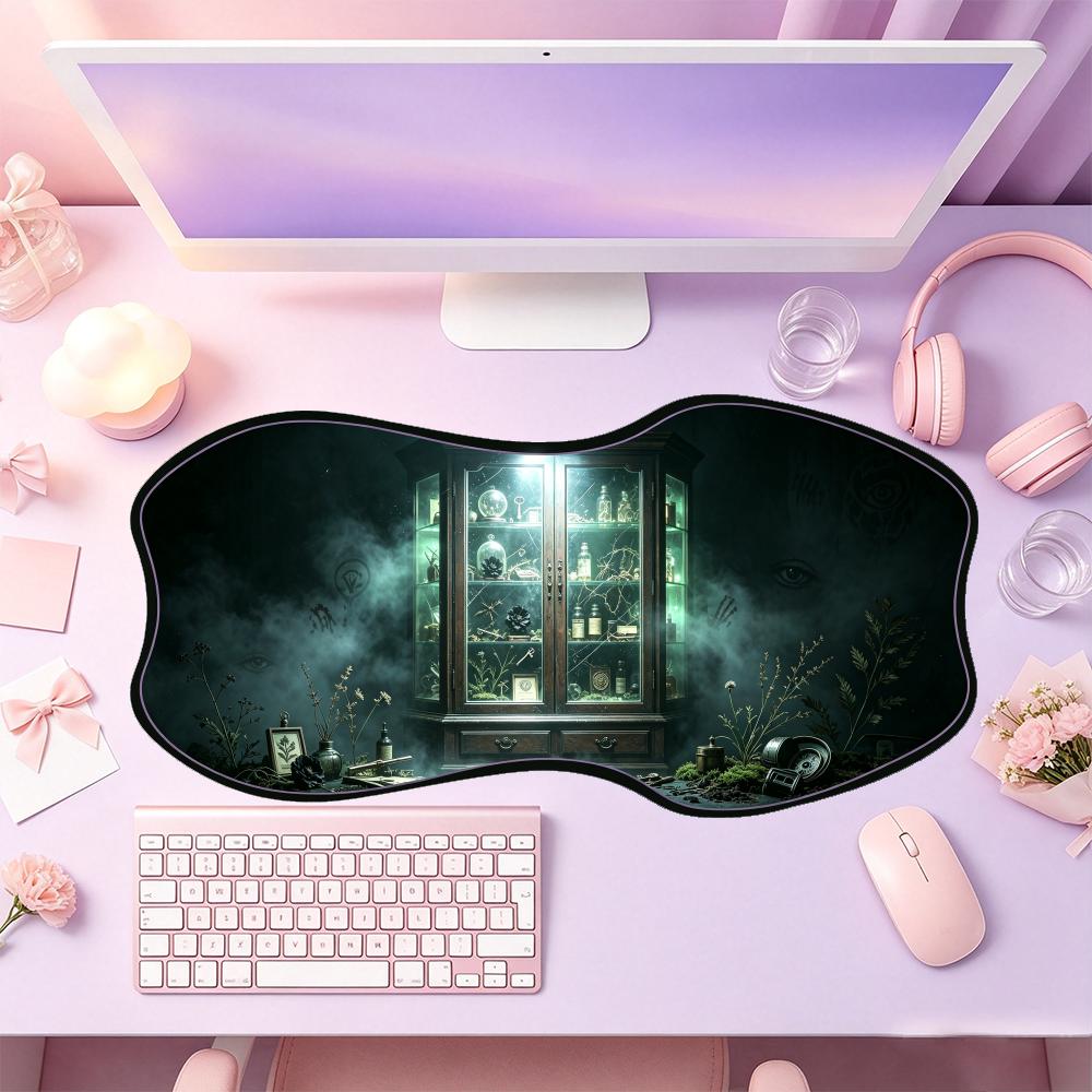 Anime Mouse Pads Dark Wine Cel - Unique Table Accessories ulasan dan harga