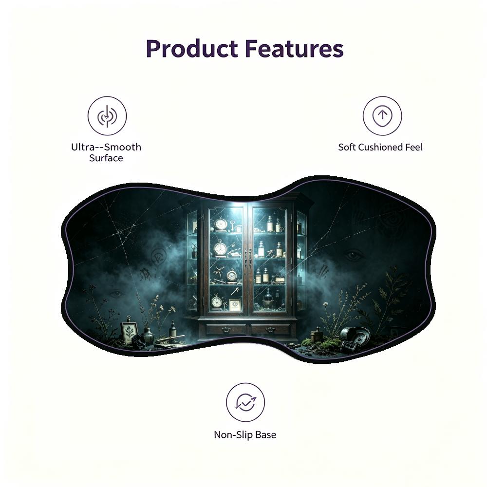Anime Mouse Pads Dark Wine Cel - Unique Table Accessories ulasan dan harga