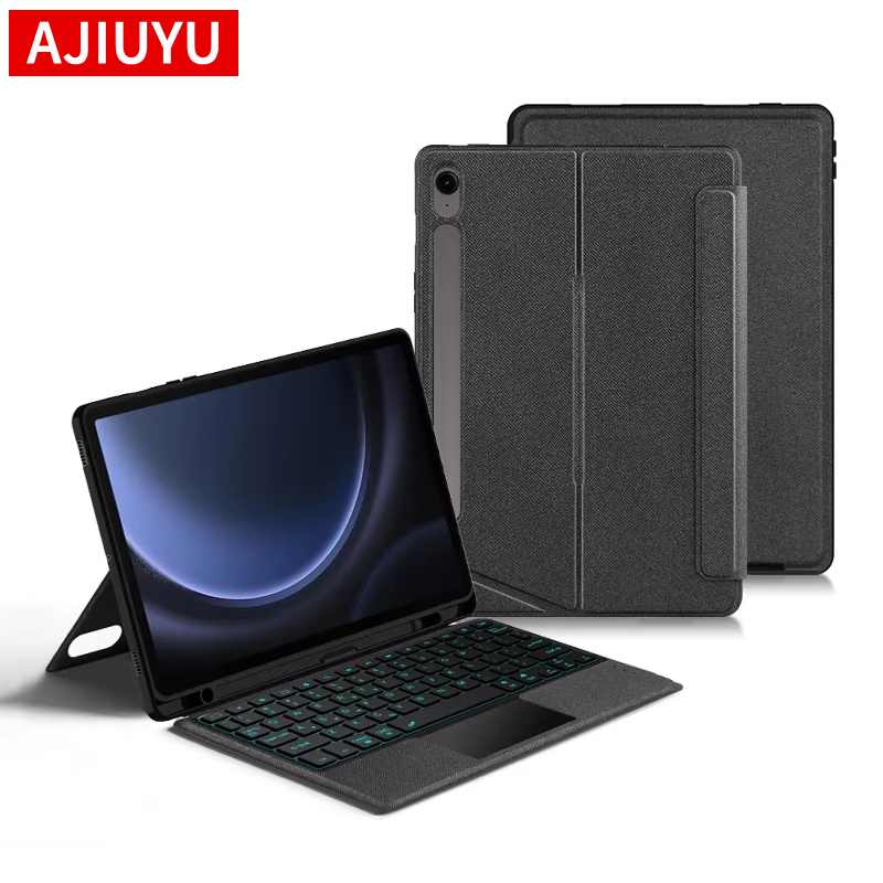 Magic Keyboard Case For Samsun - Samsung Tablet S9 Accessories ulasan dan harga