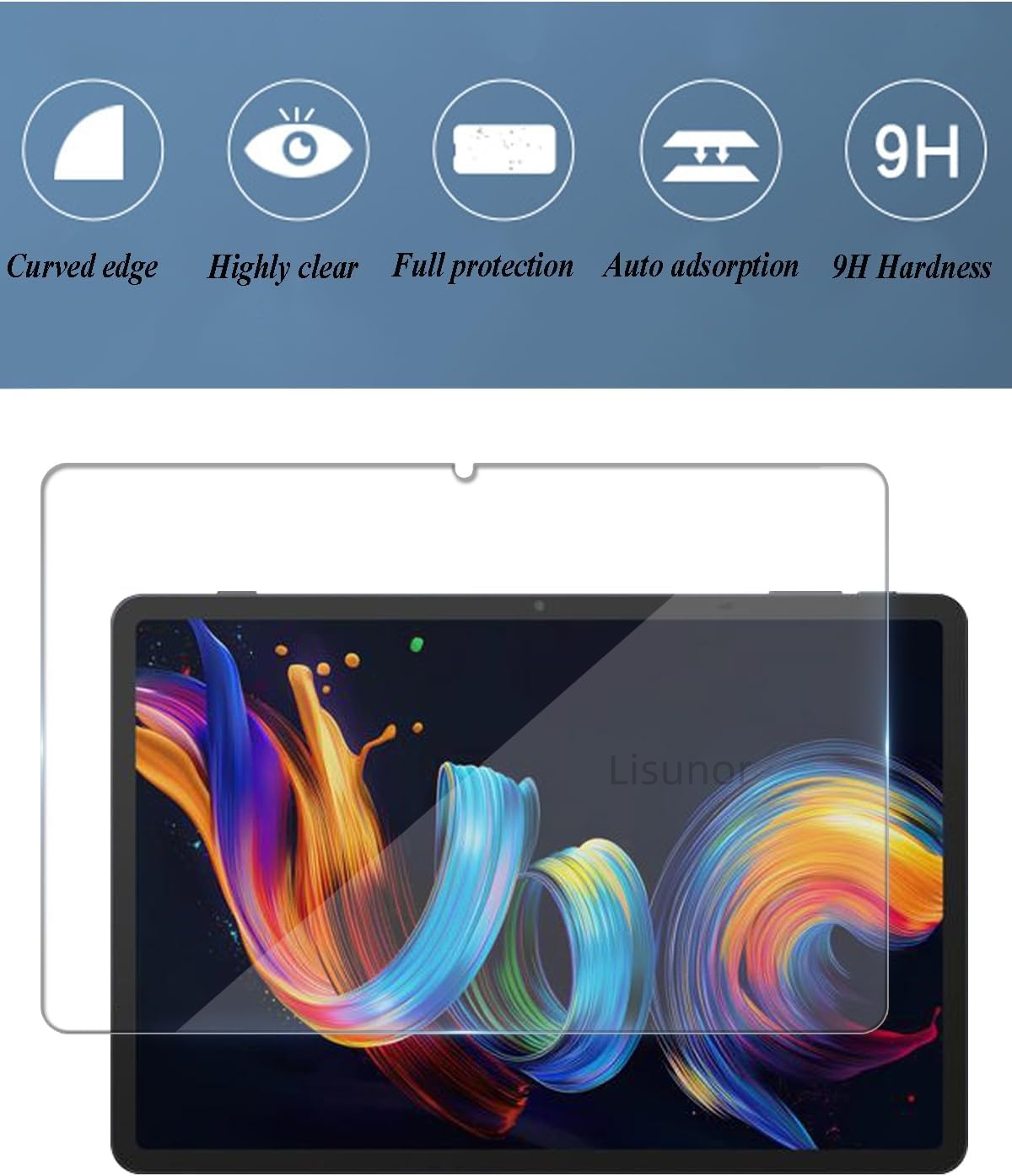 2 PCS 9H Tempered Glass Tablet - Tcl Tablet Accessories ulasan dan harga