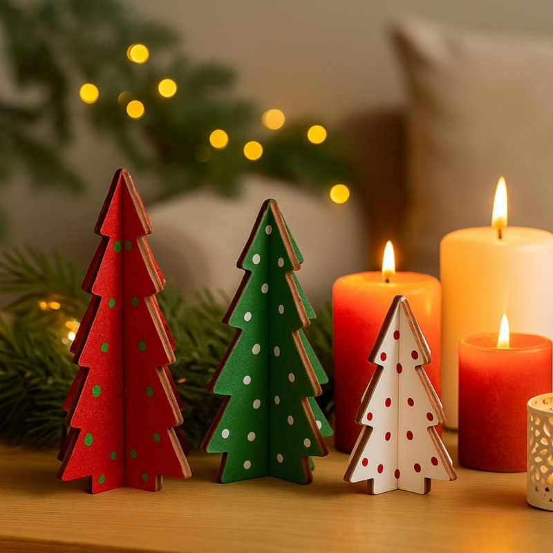 3 Pieces Christmas Decor Plaid - Tablet Accessories Kit ulasan dan harga