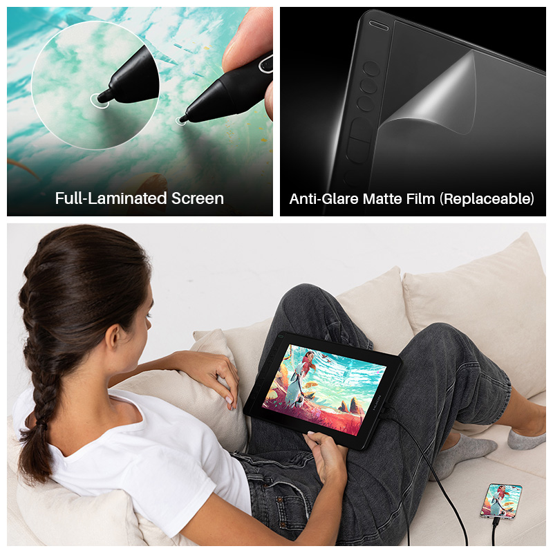 HUION Kamvas 12 Graphic Tablet - Huion Tablet Accessories ulasan dan harga