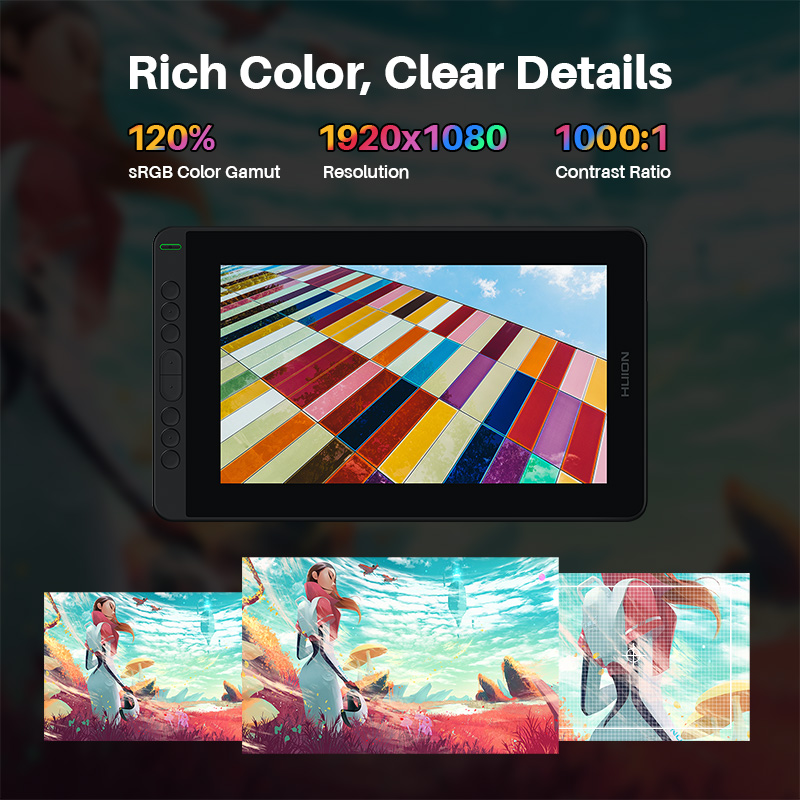 HUION Kamvas 12 Graphic Tablet - Huion Tablet Accessories ulasan dan harga