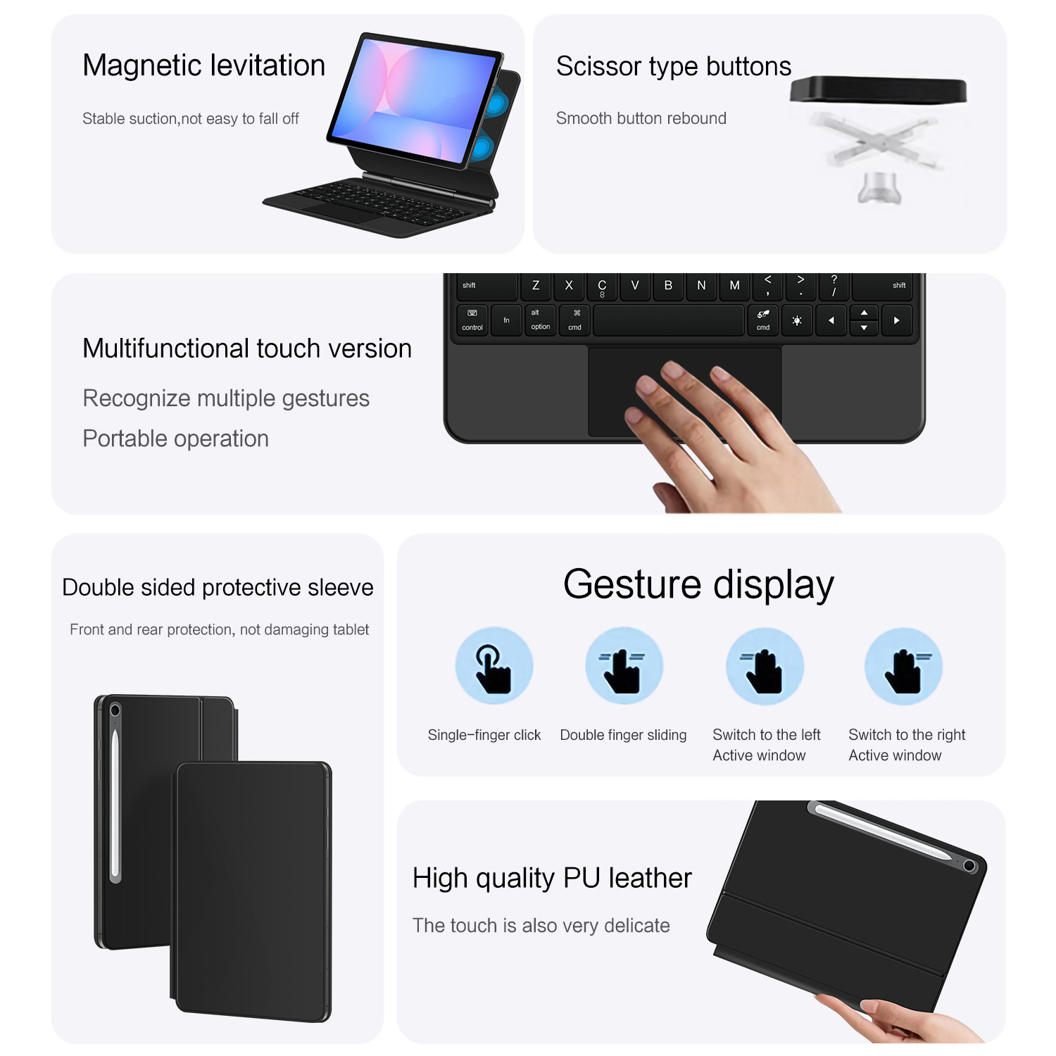 Magic Keyboard for Samsung Gal - Samsung Tablet S9 Accessories ulasan dan harga