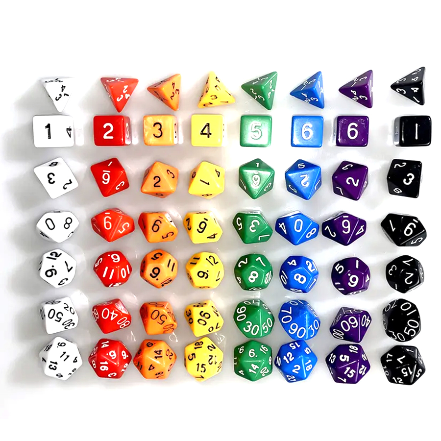 16/40pcs Polyhedral Game Dice, - Tablet Accessories Kit ulasan dan harga