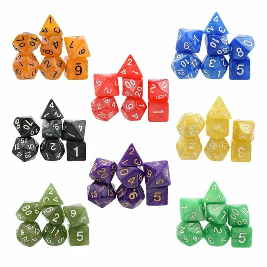 16/40pcs Polyhedral Game Dice, - Tablet Accessories Kit ulasan dan harga